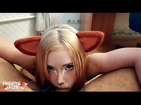 ❤️ Kitsune هن جي وات ۾ ڊڪ ۽ ڪم نگل ❤  جنس